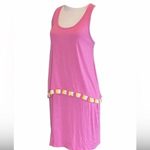 Trina Turk scoop neck 2 layer dress